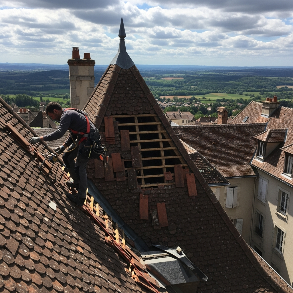 réparer votre toit à Issoire